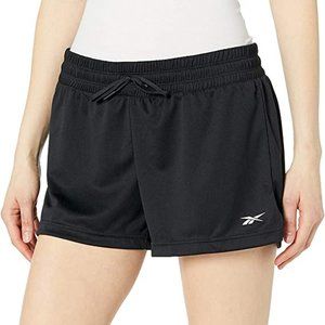 🆕Reebok Women's Training Essentials Shorts Knit Poly, Black, Authentic, NWT